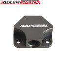 AN10 Inlet 3x AN6 Outlet X-Block Fitting Adapter Aluminum Alloy Black
