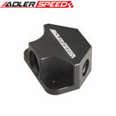 AN10 Inlet 3x AN6 Outlet X-Block Fitting Adapter Aluminum Alloy Black