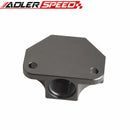 AN10 Inlet 3x AN6 Outlet X-Block Fitting Adapter Aluminum Alloy Black