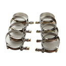 8x1.75" inch Turbo Pipe Hose Coupler T-bolt Clamps Stainless Steel 47-55mm