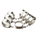 8x2.5" inch Turbo Pipe Hose Coupler T-bolt Clamps Stainless Steel 67-75mm