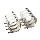 8PCS 3.0" inch 79/87mm Turbo Pipe Hose Coupler T-bolt Clamps Stainless Steel