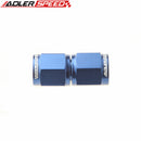 AN4 4AN AN6 6AN AN8 8AN AN10 10AN Female To Female Aluminum Straight Fitting Adapter