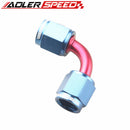AN4 AN6 AN8 AN10 Aluminium 90 Degree A.N. Female To Female Adapter Fitting