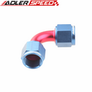 AN4 AN6 AN8 AN10 Aluminium 90 Degree A.N. Female To Female Adapter Fitting