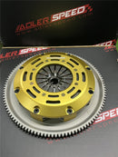 US SHIP ADLERSPEED TWIN DISC CLUTCH KIT FOR 92-05 HONDA CIVIC D15 D16 D17 STANDARD WT
