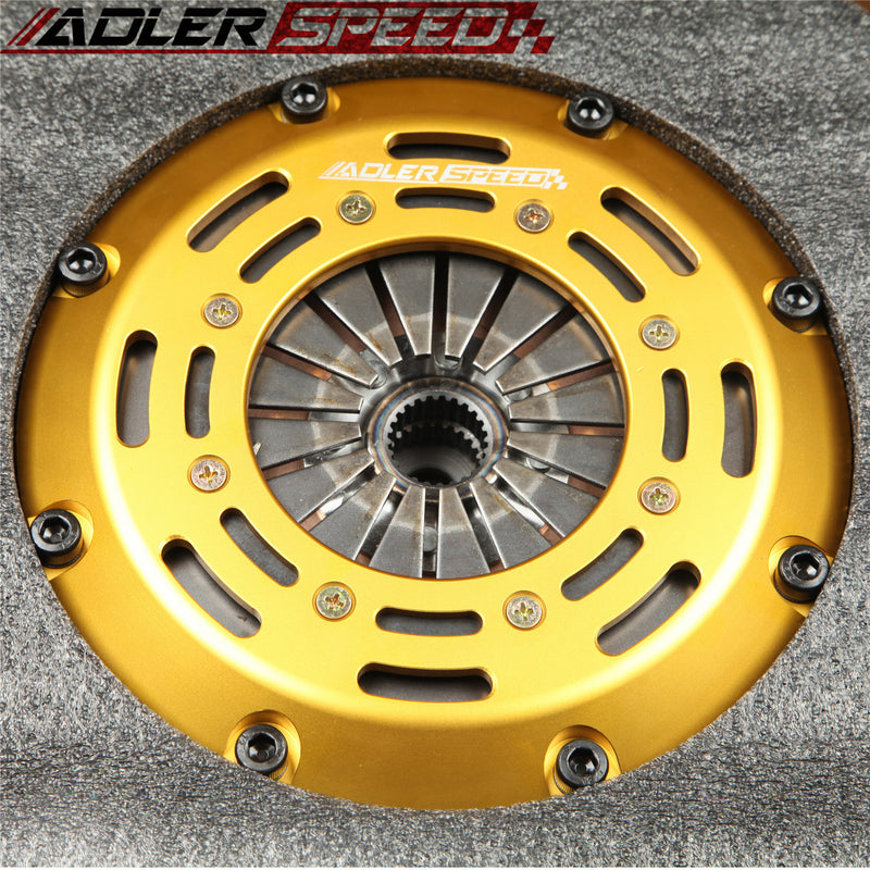 US SHIP ! ADLERSPEED Racing Clutch Twin Disk Kit For HONDA CIVIC CRX 1.5L 1.6L D15 D16 89-91
