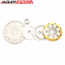 US SHIP ! ADLERSPEED Racing Clutch Twin Disc Kit & Flywheel Medium For 92-05 Honda Civic D15 D16 D17