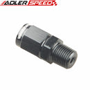 AN4 AN6 AN8 AN10 AN12 Female To NPT Male Straight Aluminum Swivel Adapter Fitting Black
