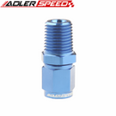 AN3 AN4 AN6 AN8 AN10 AN12 Female To NPT Male Straight Aluminum Swivel Adapter Fitting Blue