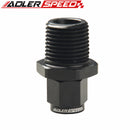 AN4 AN6 AN8 AN10 AN12 Female To NPT Male Straight Aluminum Swivel Adapter Fitting Black