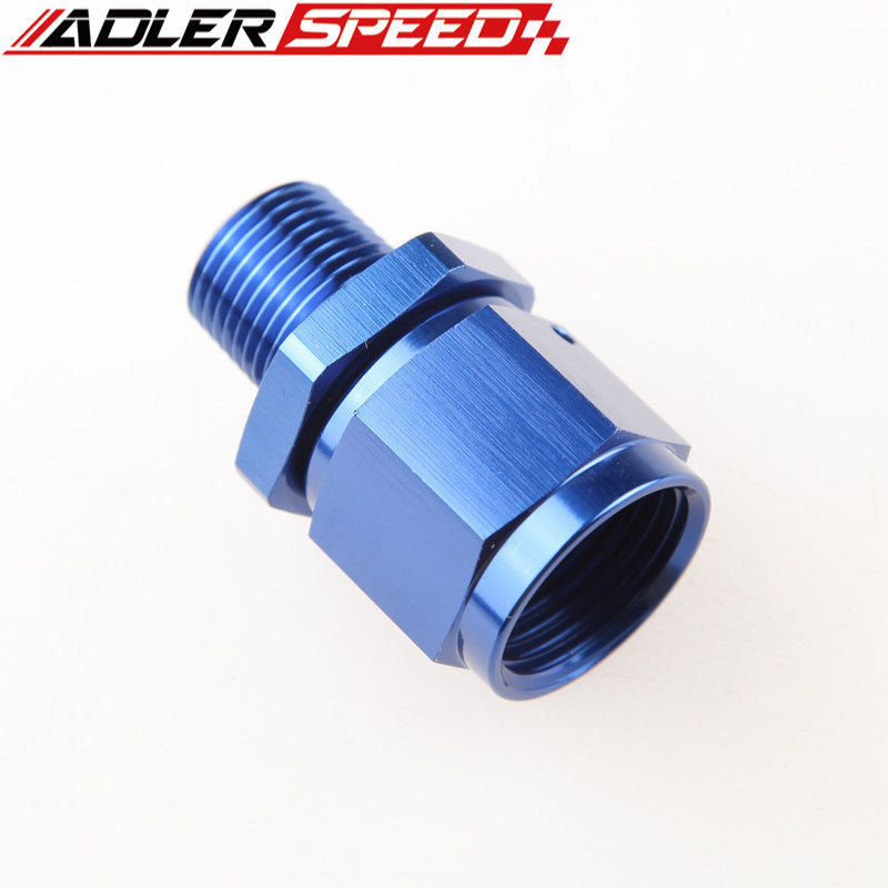 -10AN AN10 Female to M18X1.5MM NPT Male Aluminum Swivel Fitting Adapter