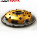 ADLERSPEED Racing Clutch Twin Disk For HONDA CIVIC CRX 1.5L 1.6L D15 D16 89-91