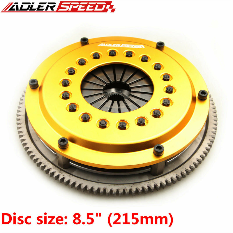 NEW ADLERSPEED 8.5" Racing Clutch Single Plate For ACURA INTEGRA B18 B20 B16 Medium Weight