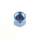 ADLERSPEED 8AN AN8 AN-8 Flare Cap Block Off Fitting Adapter Aluminum Blue