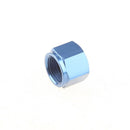 ADLERSPEED 8AN AN8 AN-8 Flare Cap Block Off Fitting Adapter Aluminum Blue