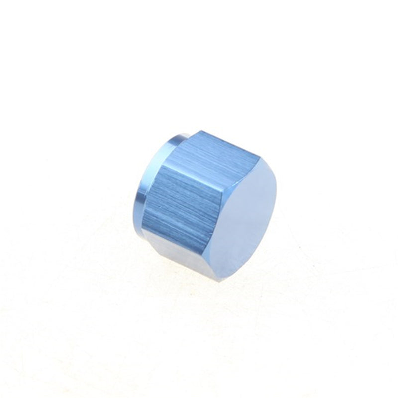 ADLERSPEED 8AN AN8 AN-8 Flare Cap Block Off Fitting Adapter Aluminum Blue