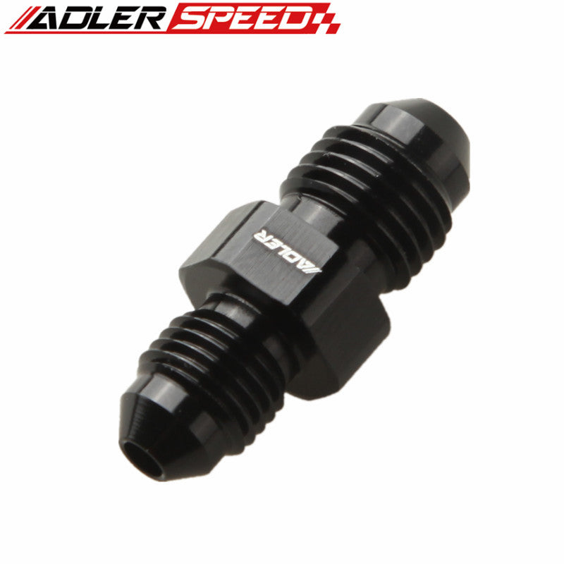 AN-4 (AN4) To AN-3 (AN3) Straight Reducer Adapter Fitting Adaptor Black