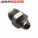 AN-8 (AN8) To AN-6 (AN6) Straight Reducer Adapter Fitting Adaptor Black