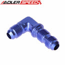 AN3 AN4 AN6 AN8 AN10 AN12 Aluminum 90 Degree AN Bulkhead Fitting Adpater