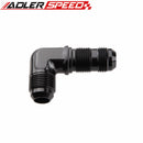 AN3 AN4 AN6 AN8 AN10 AN12 Aluminum 90 Degree AN Bulkhead Fitting Adpater