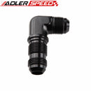 AN3 AN4 AN6 AN8 AN10 AN12 Aluminum 90 Degree AN Bulkhead Fitting Adpater