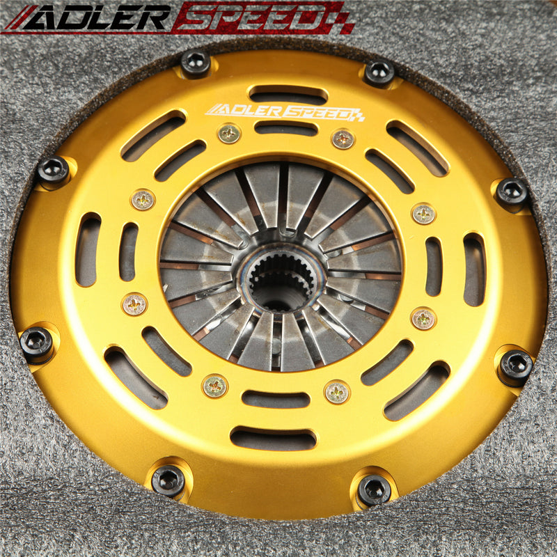 US SHIP!  ADLERSPEED RACING CLUTCH TWIN DISC KIT FOR HONDA ACCORD PRELUDE H22 H23 F22 F23