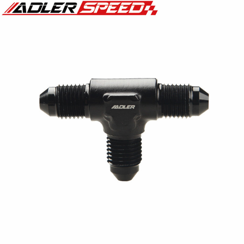 US SHIP ADLERSPEED AN3 AN4 AN6 AN8 AN10 AN12 Male Flare Union Tee-piece Adapter Fitting