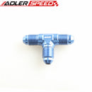 AN3 AN4 AN6 AN8 AN10 AN12 Aluminium Male Flare Union Tee-piece Fitting Adapter