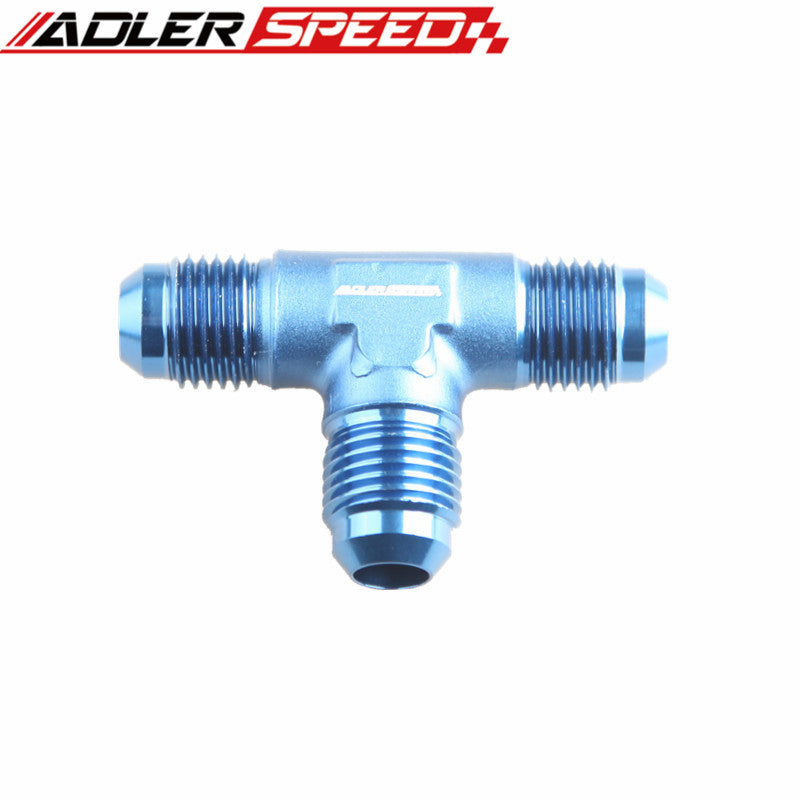 AN3 AN4 AN6 AN8 AN10 AN12 Aluminium Male Flare Union Tee-piece Fitting Adapter