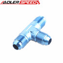 AN3 AN4 AN6 AN8 AN10 AN12 Aluminium Male Flare Union Tee-piece Fitting Adapter