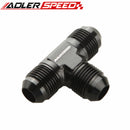 AN3 AN4 AN6 AN8 AN10 AN12 Aluminium Male Flare Union Tee-piece Fitting Adapter