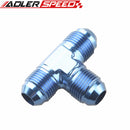 AN3 AN4 AN6 AN8 AN10 AN12 Aluminium Male Flare Union Tee-piece Fitting Adapter