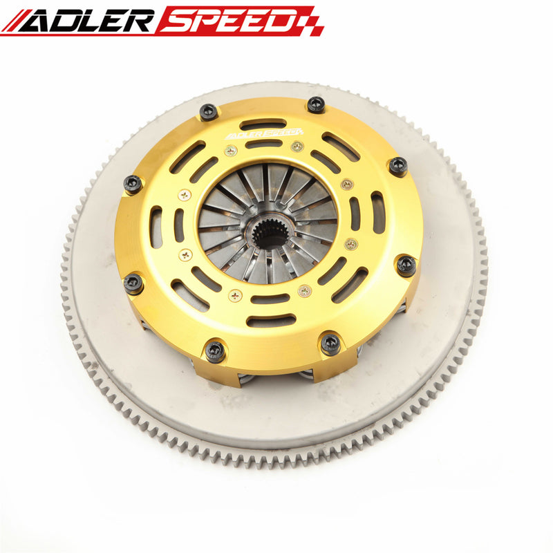 ADLERSPEED Racing Clutch Twin Disc For Nissan Skyline RB20DET RB25DET RWD 5-SPD