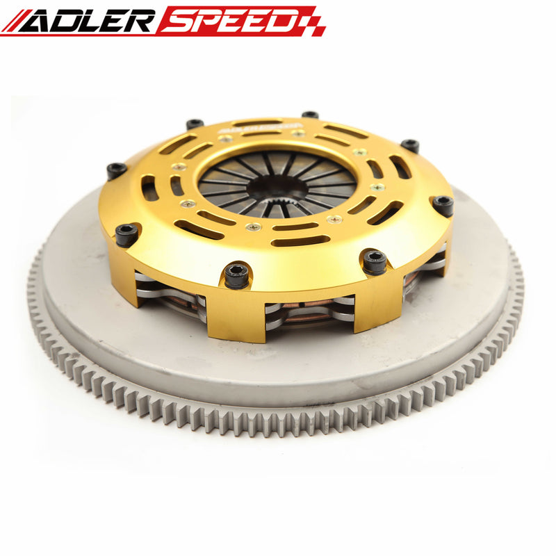 ADLERSPEED Racing Clutch Twin Disc For Nissan Skyline RB20DET RB25DET RWD 5-SPD