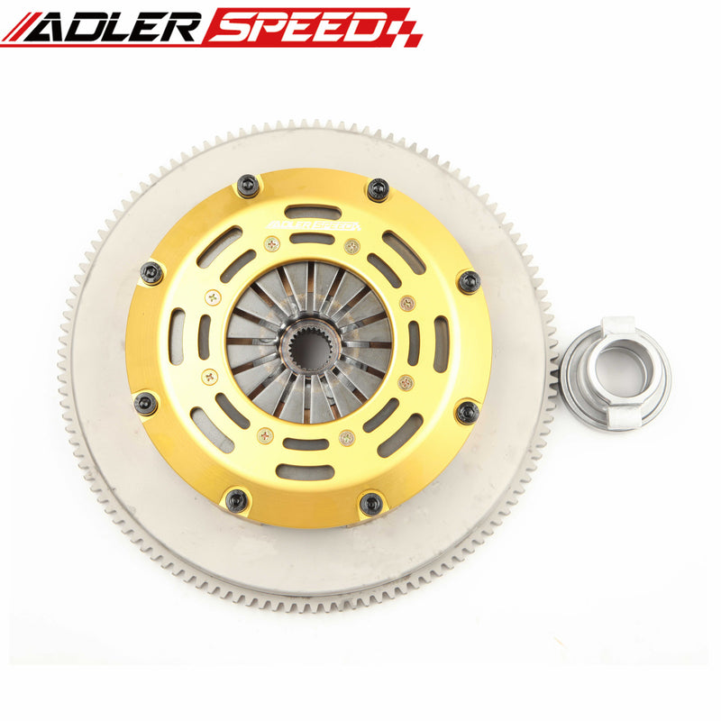 ADLERSPEED Racing Clutch Twin Disc For Nissan Skyline RB20DET RB25DET RWD 5-SPD