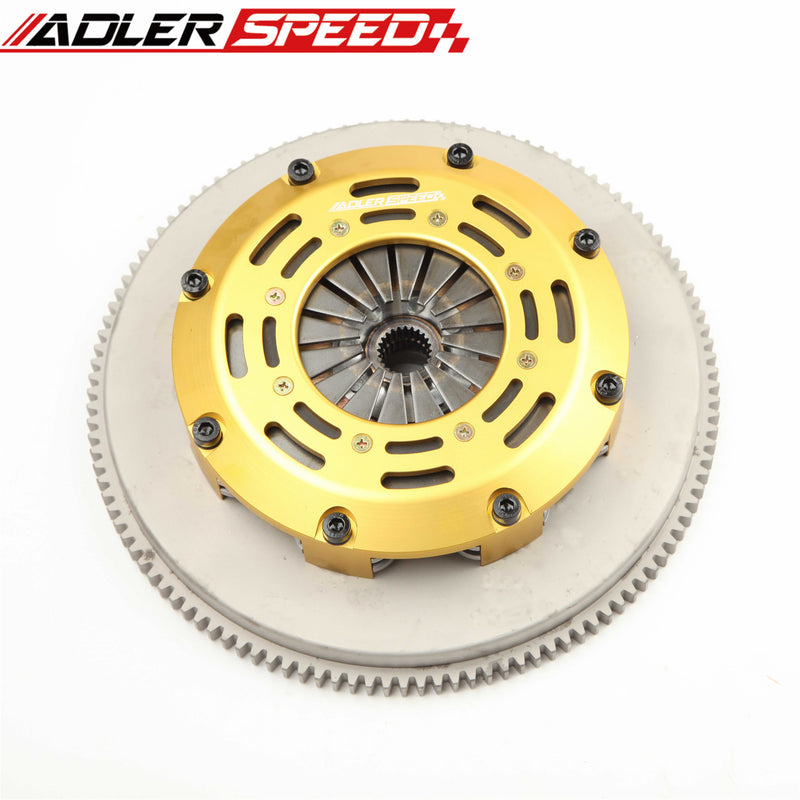 ADLERSPEED Racing Clutch Twin Disc For Nissan Skyline RB20DET RB25DET RWD 5-SPD