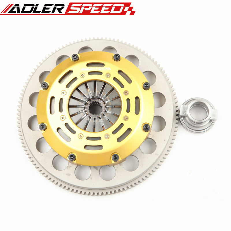 ADLERSPEED Racing Clutch Twin Disc Kit Medium WT For Nissan Skyline RB20DET RB25DET RWD 5-SPEED