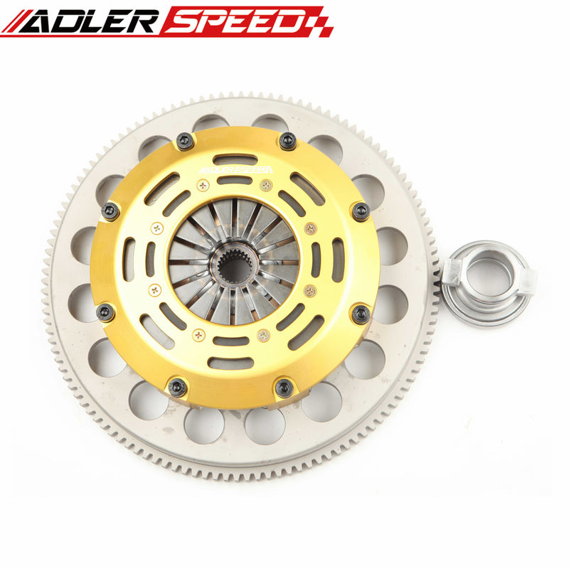 ADLERSPEED Clutch Twin Disc Medium WT For Nissan Skyline RB20DET RB25DET 5-SPEED