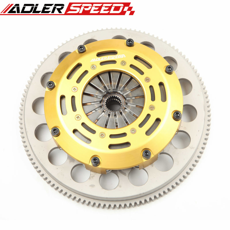 ADLERSPEED Clutch Twin Disc Medium WT For Nissan Skyline RB20DET RB25DET 5-SPEED