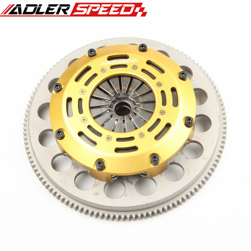 ADLERSPEED Clutch Twin Disc Medium WT For Nissan Skyline RB20DET RB25DET 5-SPEED