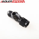 AN4 AN6 AN8 AN10 AN12 Female To Male Aluminum Swivel On Run Tee Fitting Adaptor