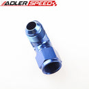 AN4 AN6 AN8 AN10 AN12 Female To Male Aluminum Swivel On Run Tee Fitting Adaptor
