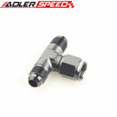 AN4 AN6 AN8 AN10 AN12 Female To Male Aluminum Swivel On Side Tee Fitting Adaptor