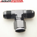 AN4 AN6 AN8 AN10 AN12 Female To Male Aluminum Swivel On Side Tee Fitting Adaptor