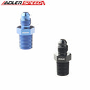 AN3 AN4 AN6 AN8 AN10 AN12 AN16 To NPT Straight Fuel Hose Adapter Pipe Thread Fitting