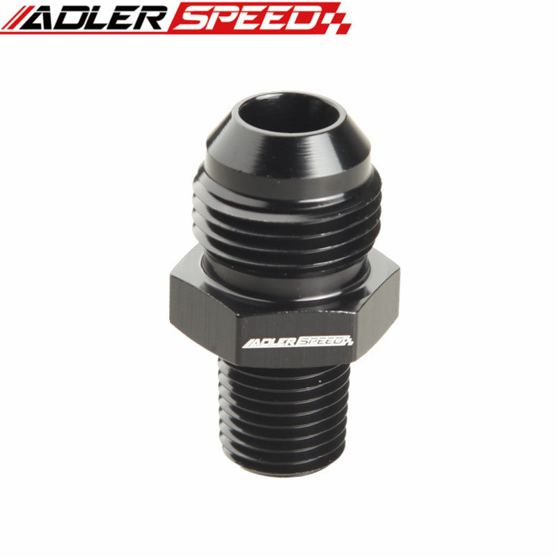 AN3 AN4 AN6 AN8 AN10 AN12 AN16 To NPT Straight Fuel Hose Adapter Pipe Thread Fitting