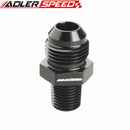 AN8 -8AN 8AN To 1/4'' NPT Straight Adapter Adaptor Fitting Black