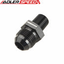 AN8 -8AN 8AN To 1/4'' NPT Straight Adapter Adaptor Fitting Black