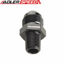 AN8 -8AN 8AN To 1/4'' NPT Straight Adapter Adaptor Fitting Black